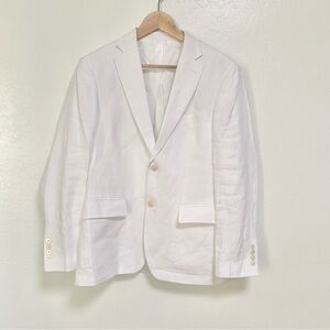 Lauren Ralph Lauren Linen Blazer Men's 38 S White